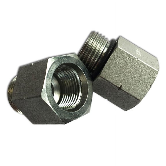 XCALLIBER 6410-10-08-DF #10 SAE MALE FITTING TO #8 SAE, ALLISON 1000/GM TRANSMISSION