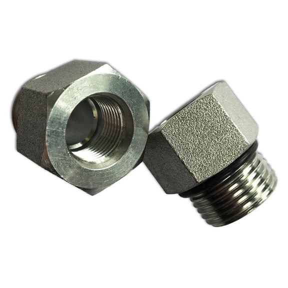 XCALLIBER 6410-12-08-DF #12 SAE MALE FITTING TO #8 SAE, ALLISON 1000/GM TRANSMISSION