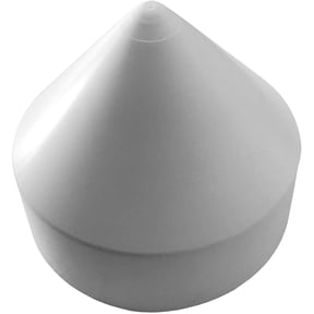 XCEL Piling Cap Cone White 4"
