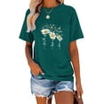 thumbnail image 1 of Anbech Be Kind Women Shirt Dandelion Flower Graphic Tshirt Inspirational Summer Top Short Sleeve Letter Print Shirt, 1 of 7