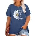 thumbnail image 1 of XCHQRTI Christian Shirts for Women Plus Graphic Blessed Girl Tees Jesus Religous Tops, 1 of 8