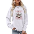 thumbnail image 1 of XCHQRTI Country Music Women Sweatshirt Raised on 90s Vintage Graphic Tshirt Casual Guitar Pullover, 1 of 2
