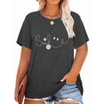 thumbnail image 1 of XCHQRTI Daisy T Shirts Women Plus Size Graphic Tshirts Casual Short Sleeve Oversized Tee, 1 of 7