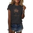 thumbnail image 1 of XCHQRTI Dandelion Shirt Womens Be Kind Graphic Casual Short Sleeve Tee Top, 1 of 2
