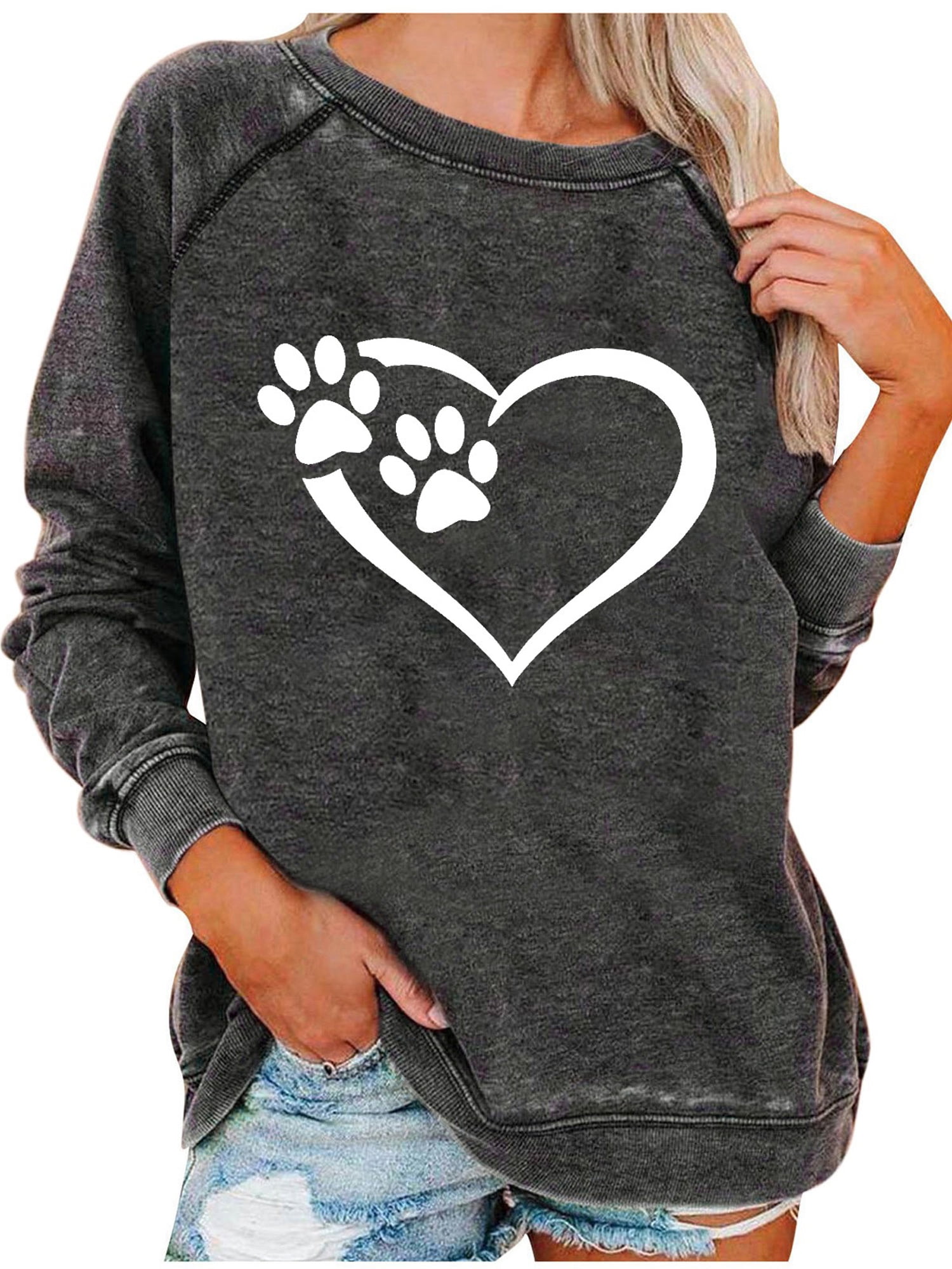 Pink Paw Women's Sweatshirt main image 1