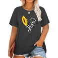 thumbnail image 1 of XCHQRTI Faith Shirts Plus Size for Women Christian Graphic Shirts Oversized Inspirational Tee Tops, 1 of 7