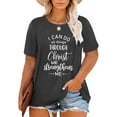 thumbnail image 1 of XCHQRTI Faith Shirts for Women Plus Size Graphic Tees Short Sleeve Vintage T Shirts Oversized Religious Ladies Tee Shirts, 1 of 2