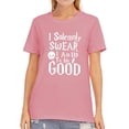 thumbnail image 1 of XCHQRTI Funny Saying Shirts for Women Slogan T Shirts Short Sleeve Graphic Tees, 1 of 8