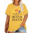 thumbnail image 1 of XCHQRTI Halloween Shirts for Women Hocus Pocus Plus Size Tshirt Sanderson Sisters Short Sleeve Casual Tee Tops, 1 of 7