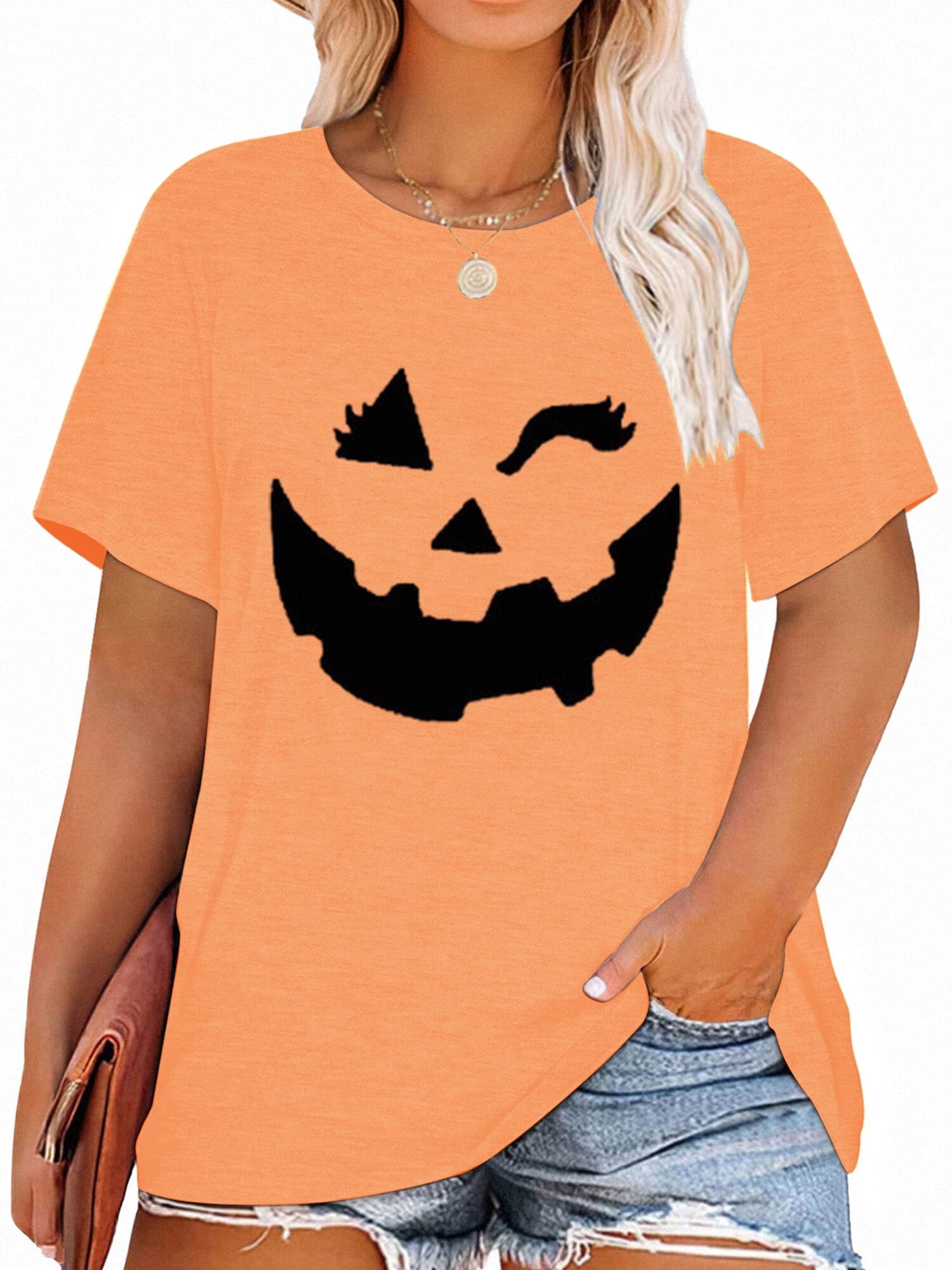 Plus Size Halloween Hocus Pocus Shirt – Sanderson Sisters Tee For Women, Casual Short Sleeve Blouse - View #9