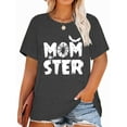 thumbnail image 1 of XCHQRTI Hocus Pocus Women's Plus Size Shirt Halloween Tshirt Casual Funny Short Sleeve Graphic Tees, 1 of 7
