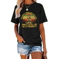 thumbnail image 1 of XCHQRTI Journey Shirts Women I'm Mostly Peace Love And Light Funny T-shirt Womens Graphic Printed Short Sleeve Tops Tee, 1 of 8