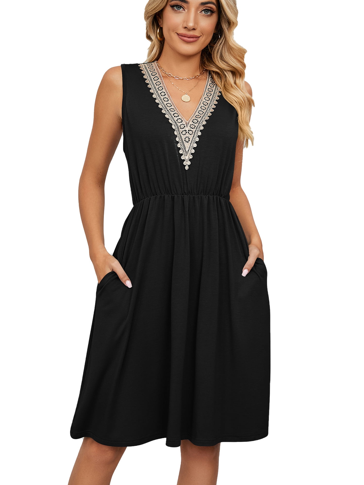 black satin dress near me Weslyn Black Satin Lace High Slit Dress