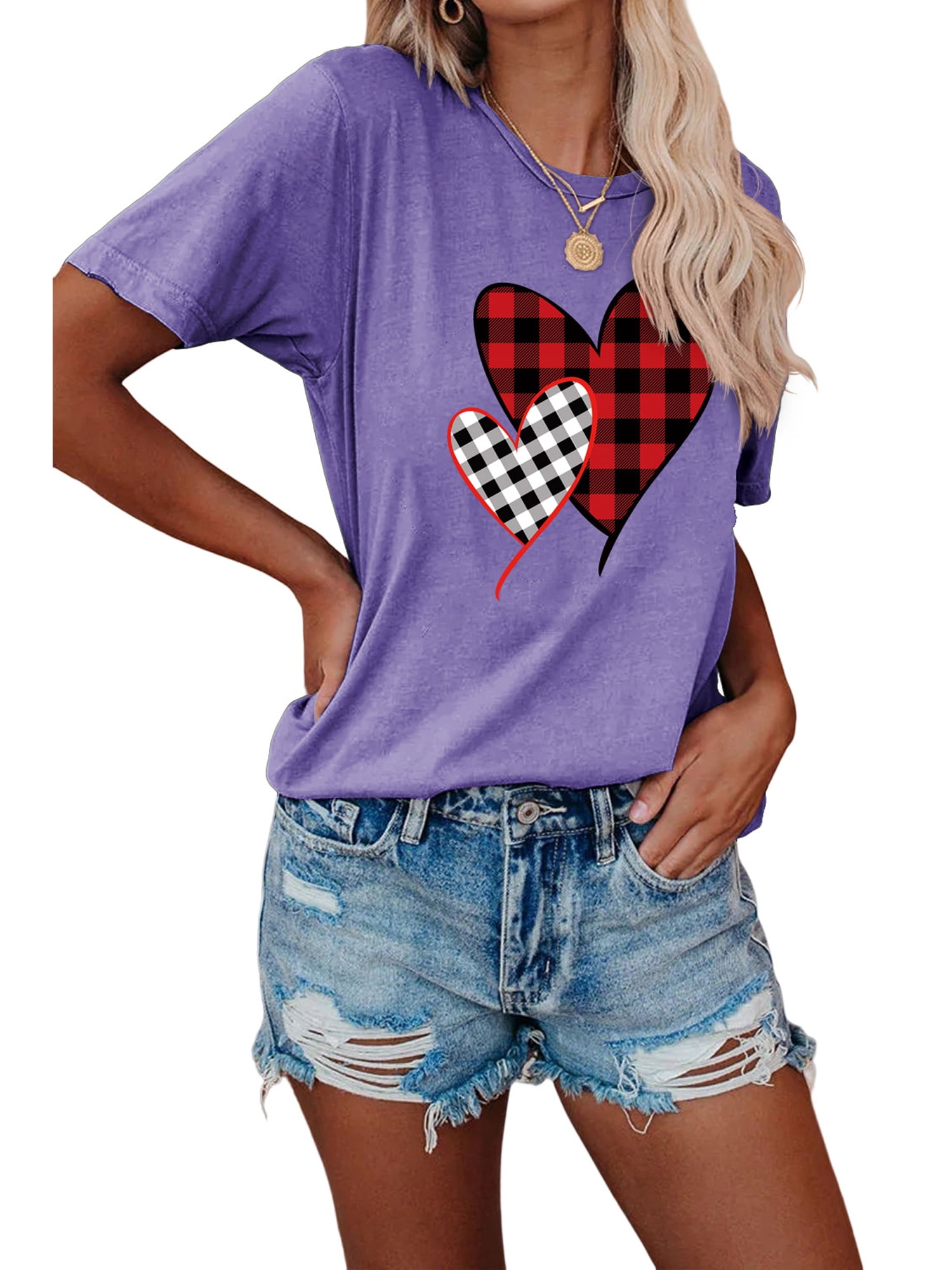 Heart Short Sleeve T Shirt main image 1