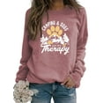 thumbnail image 1 of XCHQRTI Mountain Heartbeat Sweatshirt Graphic Pullover Women Ladies Sweatshirt Long Sleeves Tops, 1 of 3