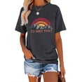 thumbnail image 1 of XCHQRTI Mountain Heartbeat Tshirt Graphic Tees Women Ladies Tee Shirts Short Sleeve, 1 of 9