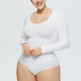 thumbnail image 1 of XCHQRTI One-Piece Body Shaper for Women's Slimming Corset Underwear Long-Sleeved Body Shaper Seamless Solid Color, 1 of 9