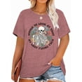 thumbnail image 1 of XCHQRTI Plus Size Daisy Women Tshirt Graphic Oversized Tees Short Sleeve Casual Tee, 1 of 3
