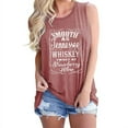 thumbnail image 1 of XCHQRTI Smooth As Tennessee Whiskey Sweet As Strawberry Wine Tank Top Women Sleeveless Shirt, 1 of 2