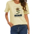 thumbnail image 1 of XCHQRTI Sunflower Shirt Graphic Tees Women Tshirts Short Sleeve Tops Crew Neck Ladies Patriotic Tee Clothes, 1 of 8