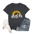 thumbnail image 1 of XCHQRTI Sunflower Shirt Graphic Tees Women Tshirts Short Sleeve Tops Crew Neck Ladies Patriotic Tee Clothes, 1 of 2