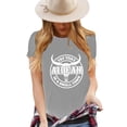 thumbnail image 1 of XCHQRTI Western Shirts Women Graphic Tees Casual Cowboy Rodeo Tshirts Desert Cactus Vintage Short Sleeve Tee Tops, 1 of 6