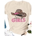 thumbnail image 1 of XCHQRTI Western Shirts Women Graphic Tees Casual Cowboy Rodeo Tshirts Desert Cactus Vintage Short Sleeve Tee Tops, 1 of 2
