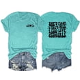 thumbnail image 1 of XCHQRTI Western Shirts Women Graphic Tees Casual Cowboy Rodeo Tshirts Desert Cactus Vintage Short Sleeve Tee Tops, 1 of 2