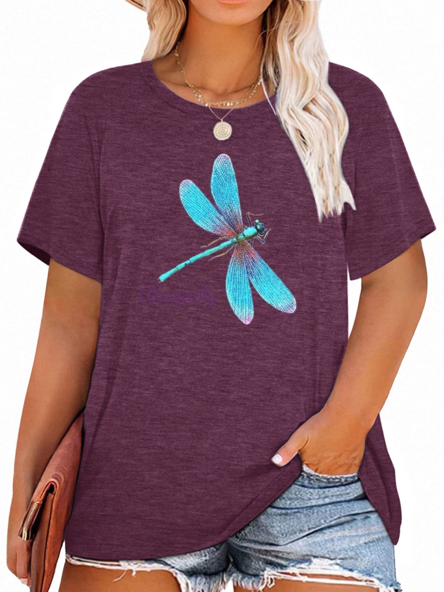 Alitao Easter Shirts Easter T Shirts Women Easter Three Dwarf Print O-Neck T-shirt Short Sleeve Casual Loose Blouse Bunny Outfit Gray Xl