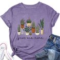 thumbnail image 1 of XCHQRTI Women Grow Graphic Tshirt Short Sleeve Print Shirt Casual Nature Tee Tops, 1 of 2