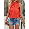 thumbnail image 1 of XCHQRTI Women High Neck Tank Tops Summer Casual Tank Dressy Work Blouse, 1 of 6