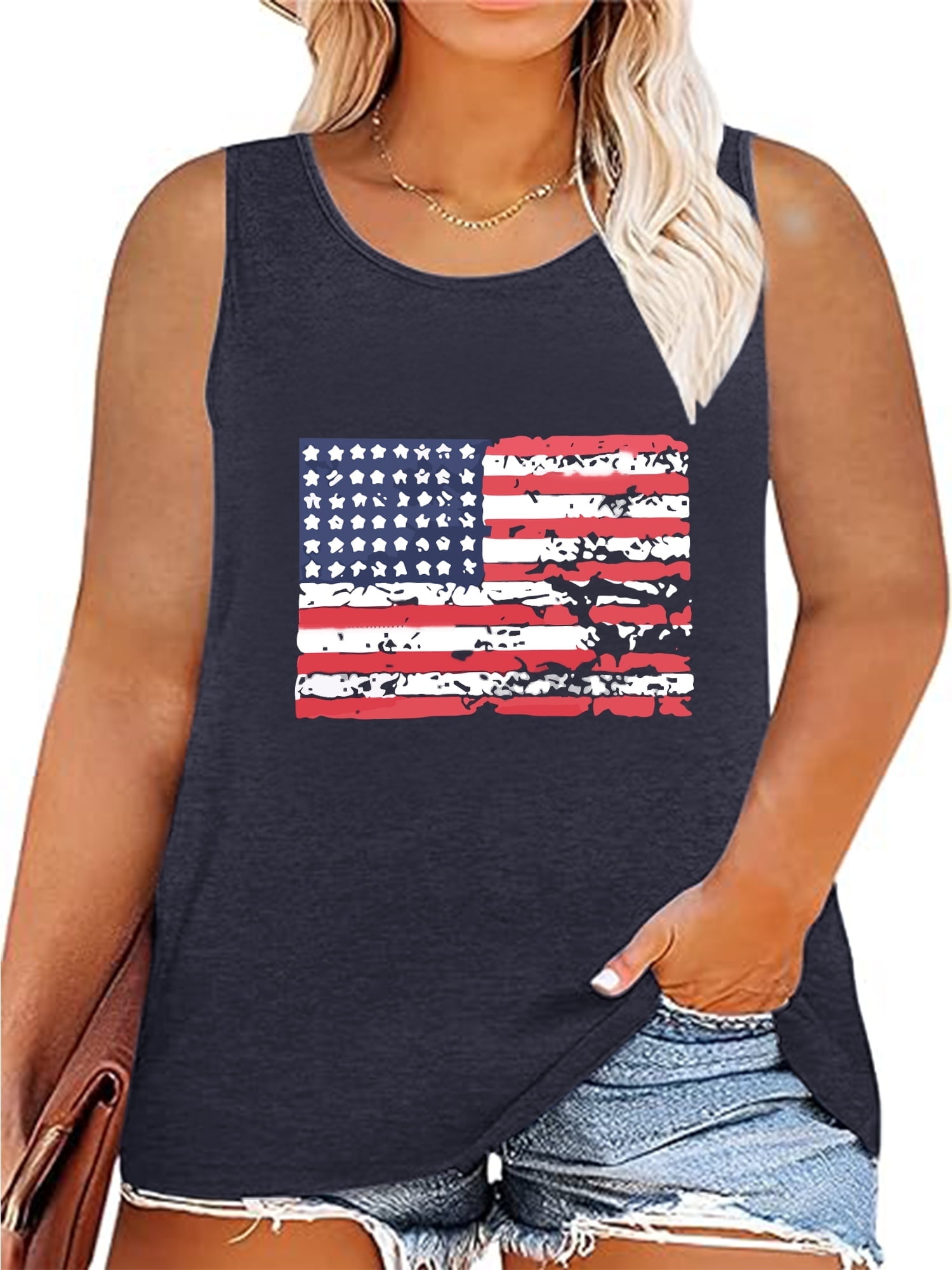 4th of july sleeveless shirts