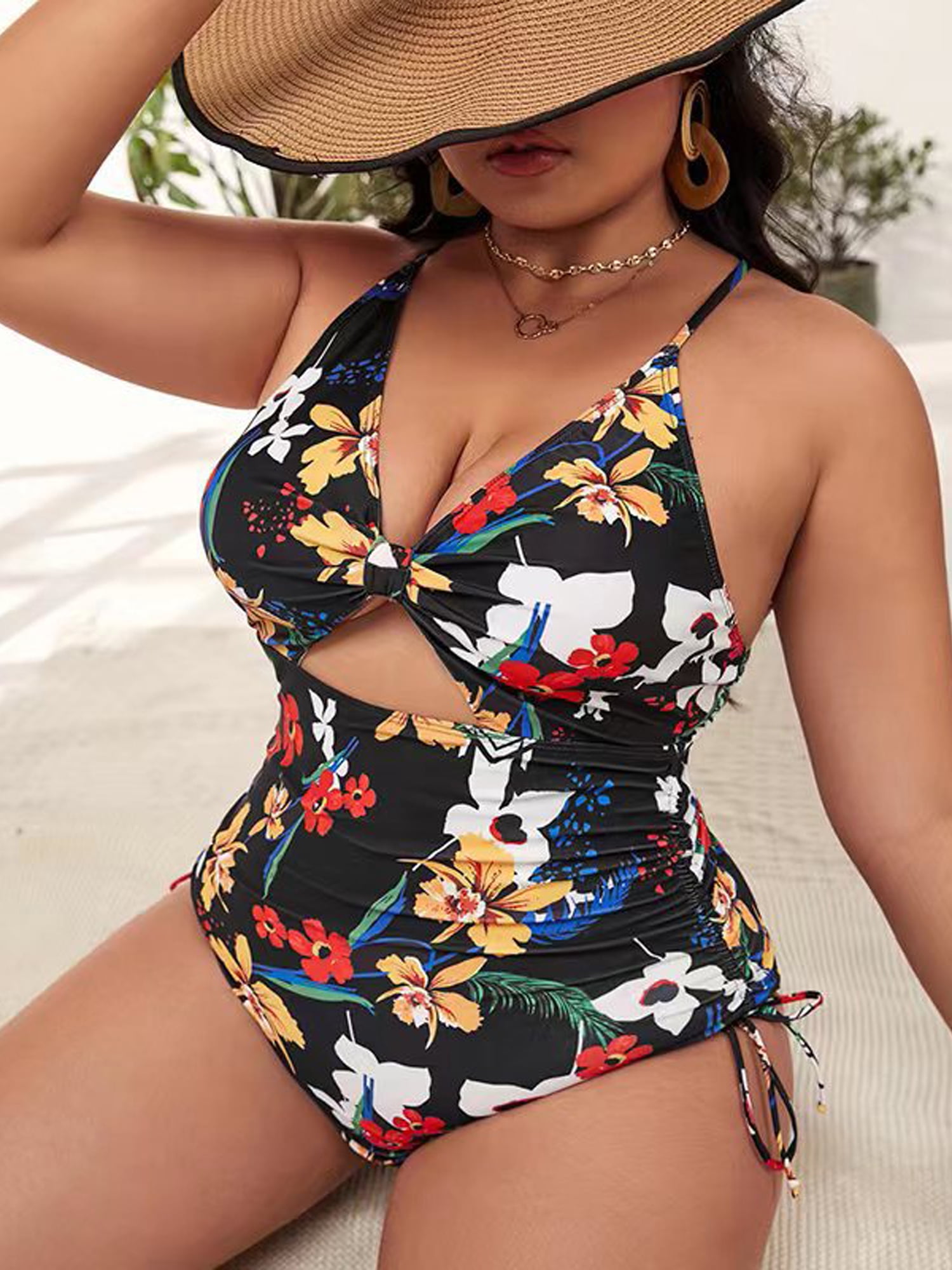 Women's Printed Plus Size Bikini Swimsuit