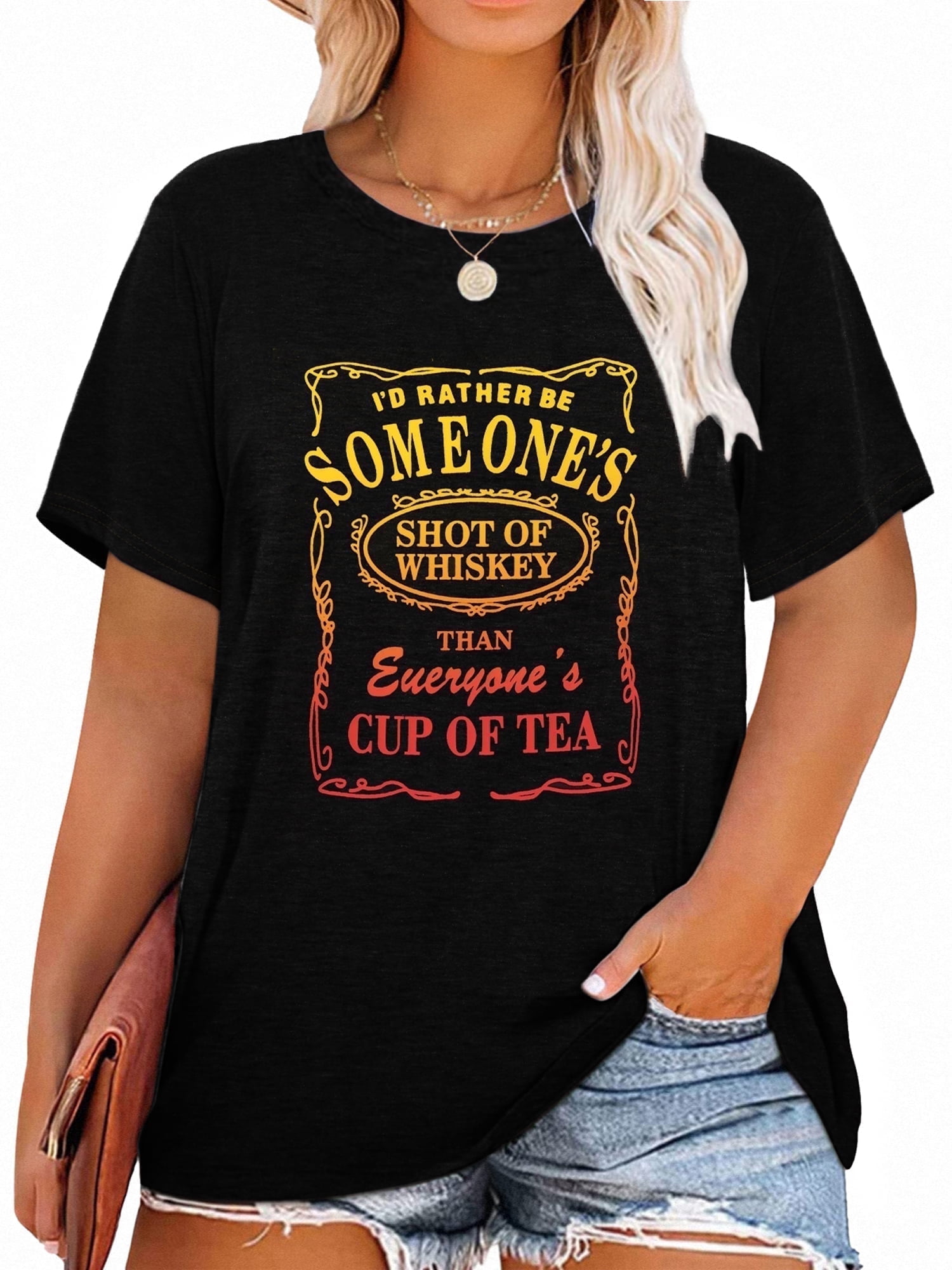 >>PRE-ORDER<< Give Me Whiskey Oversized Graphic Tee