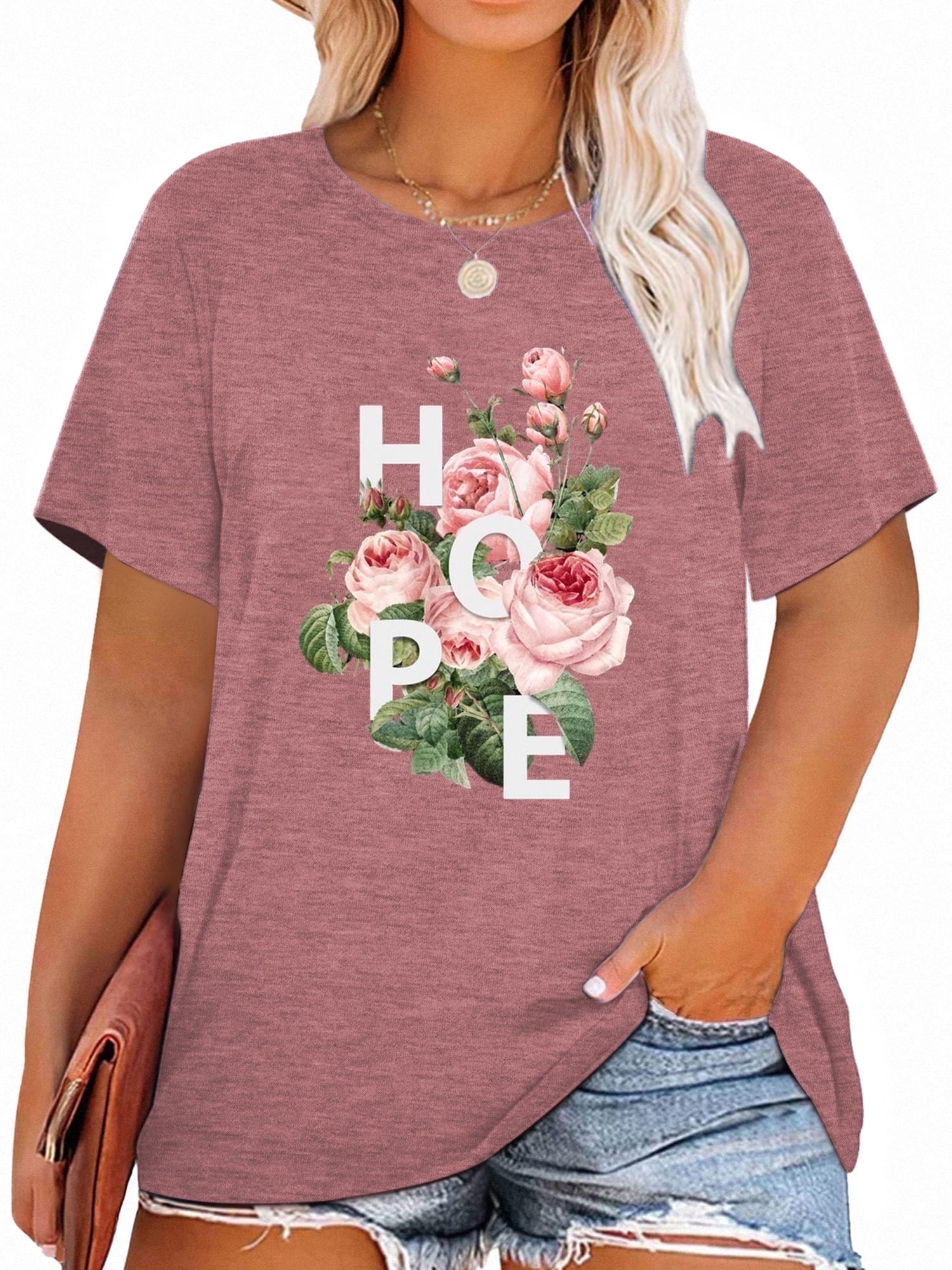 Binshre Women's Sunflower Graphic T-Shirt - Funny Casual Short Sleeve Top, Beige