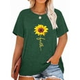 thumbnail image 1 of XCHQRTI Womens Plus Size Graphic Tees Faith T-Shirts Christian Tshirt Casual Short Sleeve Tops, 1 of 9