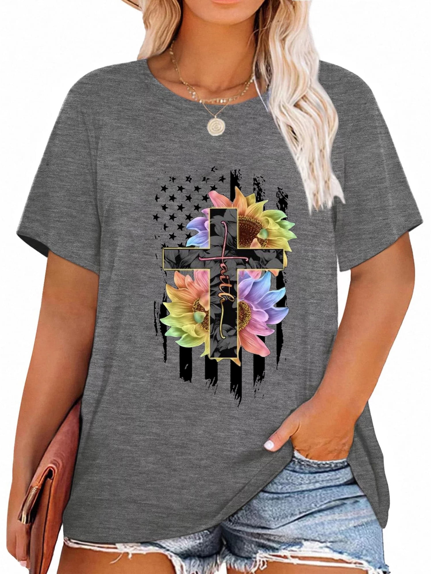 Plus size hotsell oversized graphic tee