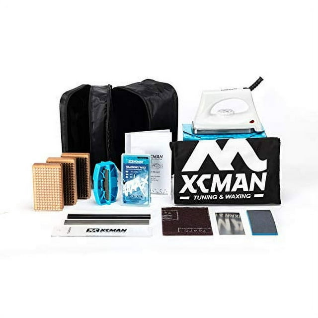XCMAN Ski Snowboard Tuning & Waxing Kit with Adjustable Waxing Iron