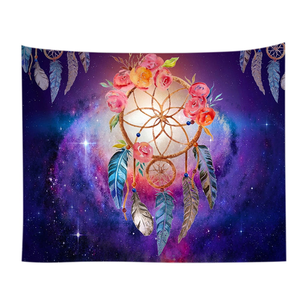 XCVBTZQG Cute Wall Tapestry Small Hanging Tapestry A Court of Thorns And Roses Tapestry Colorful Dream Catcher Tapestry Bohemia Hippie Wall Hanging Bedspread Dorm Decor Walmart