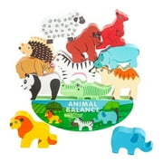XCYIXU Children's Building Blocks Animal and Dinosaur Balance Block Set