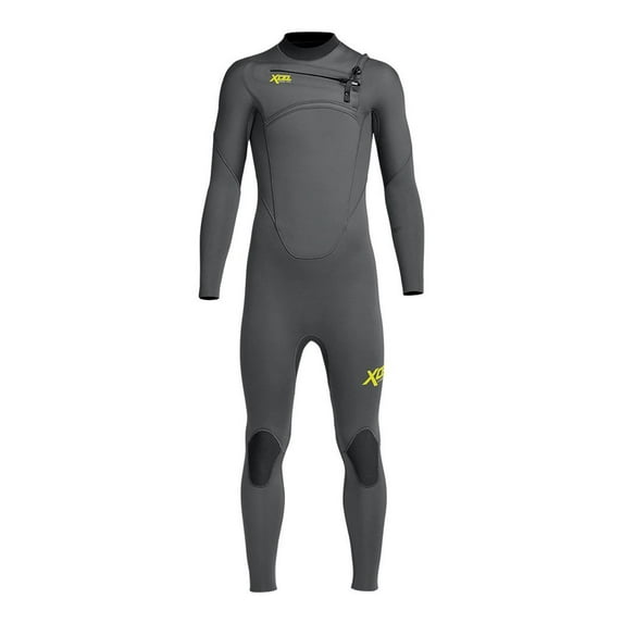 XCel Comp 4/3mm youth chest zip full wetsuit 12 Graphite