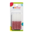 thumbnail image 1 of XCell Dallies Birthday Candles, Wax Rose Gold Glitter, 7 cm, 1 of 5