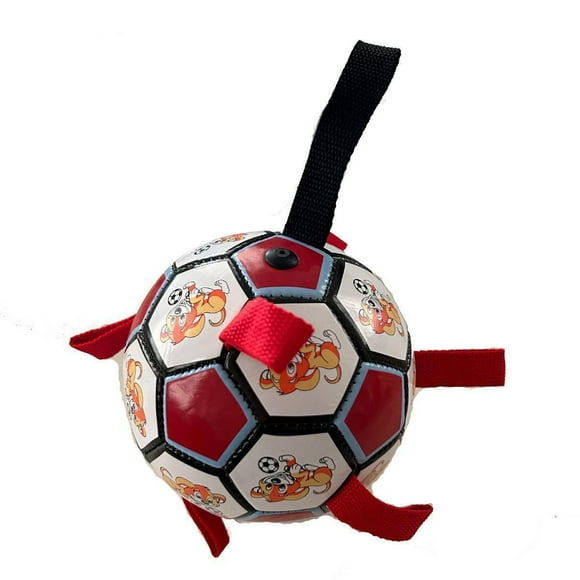 XChangeFun Soccer Ball with Straps, Interactive 1-Piece with Pump & Needle Adapter for Durable Red Ball