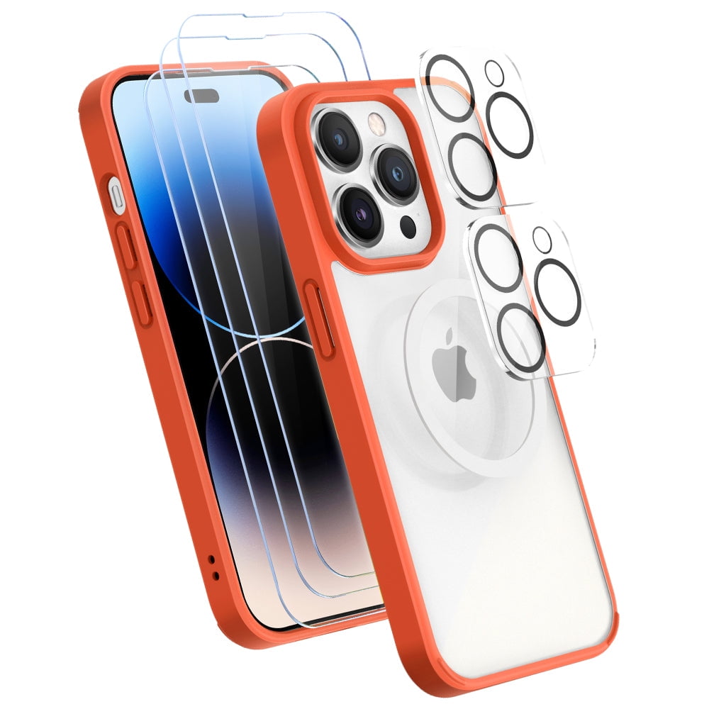 XClear (6 in 1 Bundle) for iPhone 14 Pro Max : 3-Pack Screen