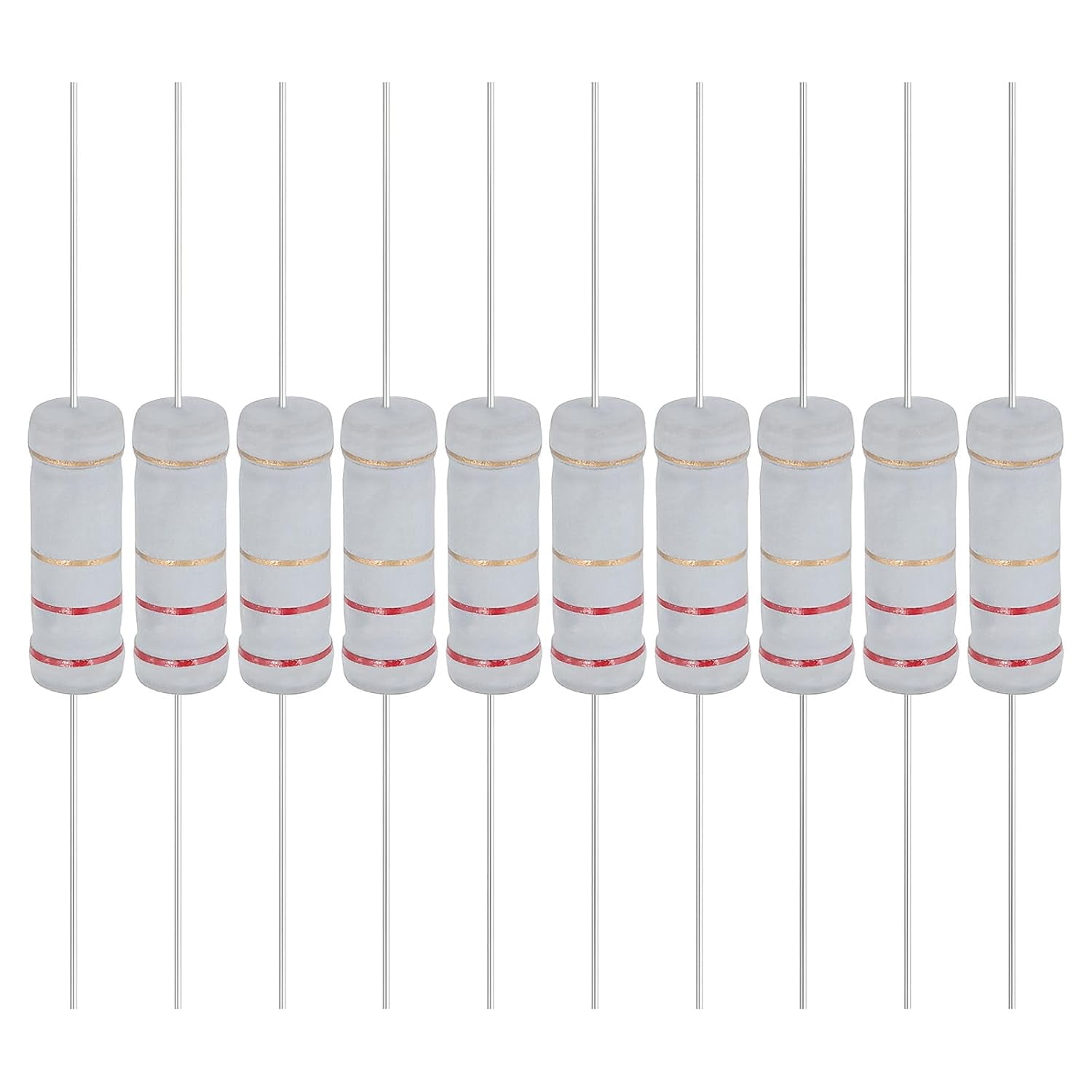 Lot De 100 Résistances 2W 68 Ohm - Film Métal Oxyde - Tolérance 5% - Axiales - NEUF Marque Uxcell