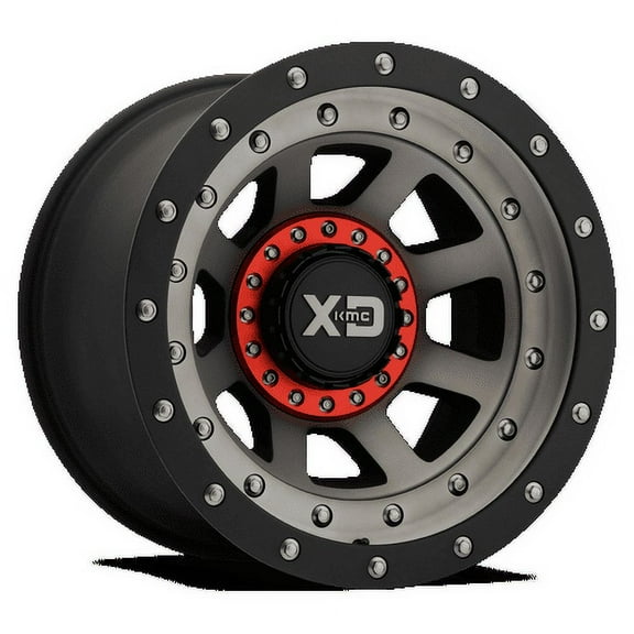 XD Aluminum Rim XD137 FMJ 17X9in Satin Black Dark Tint Finish, XD13779067912N