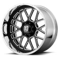thumbnail image 1 of XD Aluminum Rim XD201 GRENADE 20X12in Gloss Black Milled Center Chrome Lip Finish, XD201-20126844NBC, 1 of 2