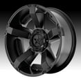 thumbnail image 1 of XD Aluminum Rim XD811 ROCKSTAR II 18X9in Matte Black Finish, XD81189004700, 1 of 2