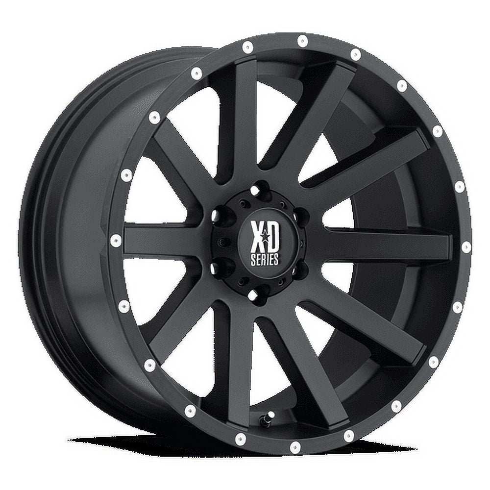 XD Aluminum Rim XD818 HEIST 20X10in Satin Black Finish, XD81821068724N