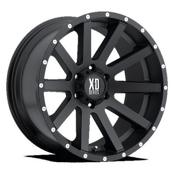 XD Aluminum Rim XD818 HEIST 20X10in Satin Black Finish, XD81821068724N